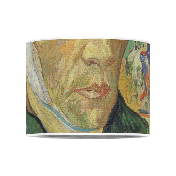 Van Gogh's Self Portrait with Bandaged Ear 8" Drum Lampshade - FRONT (Poly Film)