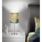 Van Gogh's Self Portrait with Bandaged Ear 8" Drum Lampshade - In Room
