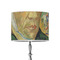 Van Gogh's Self Portrait with Bandaged Ear 8" Drum Lampshade - ON STAND (Poly Film)