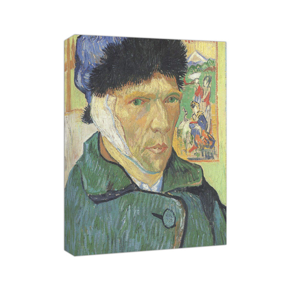 Van Gogh's Self Portrait with Bandaged Ear 8x10 - Canvas Print - Angled View