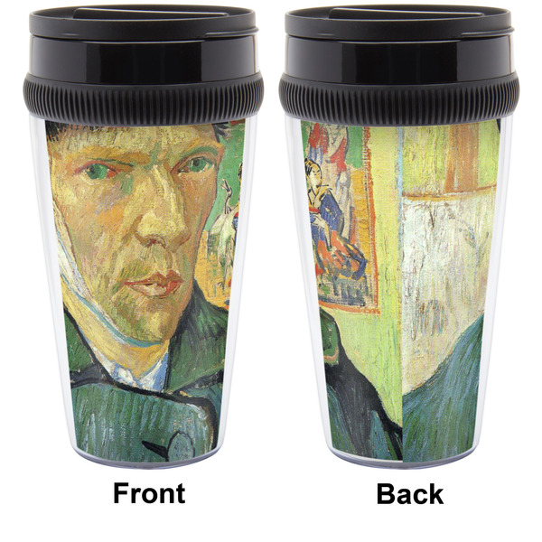 Van Gogh's Self Portrait with Bandaged Ear Acrylic Travel Mug - Without Handle - Approval
