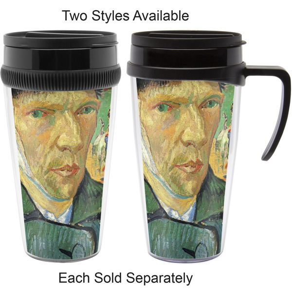Van Gogh's Self Portrait with Bandaged Ear Acrylic Travel Mugs - With & Without Handle