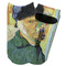 Van Gogh's Self Portrait with Bandaged Ear Adult Ankle Socks - Single Pair - Front and Back