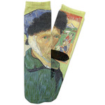 Van Gogh's Self Portrait with Bandaged Ear Adult Crew Socks