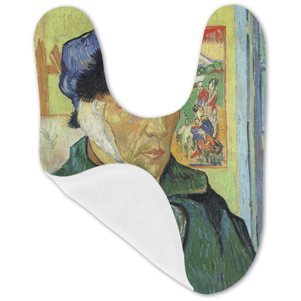Van Gogh's Self Portrait with Bandaged Ear Baby Bib - AFT folded