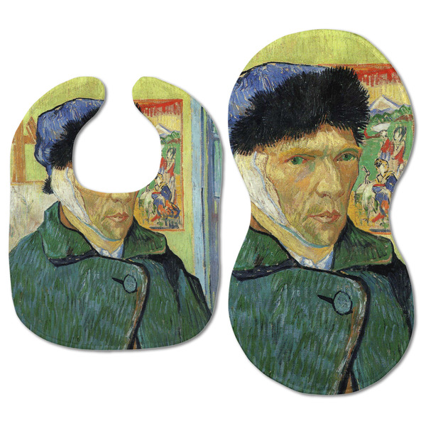 Van Gogh's Self Portrait with Bandaged Ear Baby Bib & Burp Set - Approval (new bib & burp)