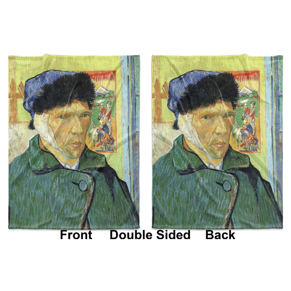Van Gogh's Self Portrait with Bandaged Ear Baby Blanket (Double Sided - Printed Front and Back)