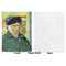 Van Gogh's Self Portrait with Bandaged Ear Baby Blanket (Single Sided - Printed Front, White Back)