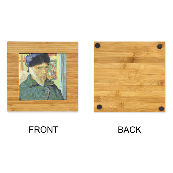 Van Gogh's Self Portrait with Bandaged Ear Bamboo Trivet with 6" Tile - APPROVAL