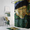 Van Gogh's Self Portrait with Bandaged Ear Bath Towel Sets - 3-Piece - In Context