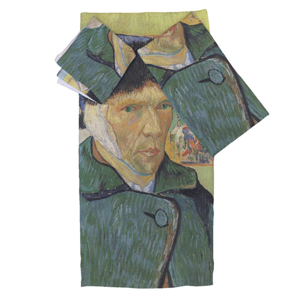Custom Van Gogh's Self Portrait with Bandaged Ear Bath Towel Set - 3 Pcs