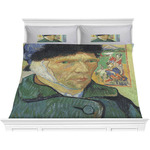 Van Gogh's Self Portrait with Bandaged Ear Comforter Set - King