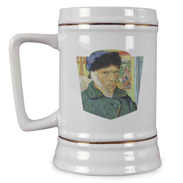 Custom Van Gogh's Self Portrait with Bandaged Ear Beer Stein