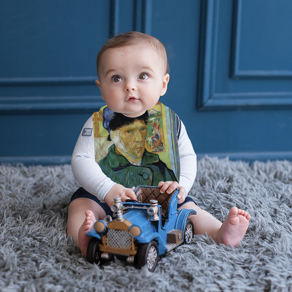 Van Gogh's Self Portrait with Bandaged Ear Bib - Lifestyle - Boy