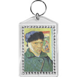 Van Gogh's Self Portrait with Bandaged Ear Bling Keychain