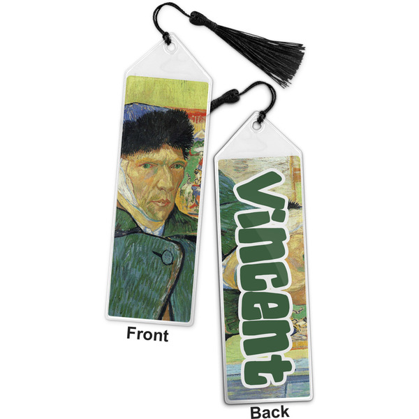 Van Gogh's Self Portrait with Bandaged Ear Bookmark w/ Tassel - Front and Back