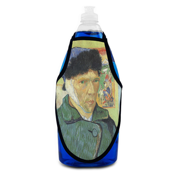 Van Gogh's Self Portrait with Bandaged Ear Bottle Apron - Soap - FRONT