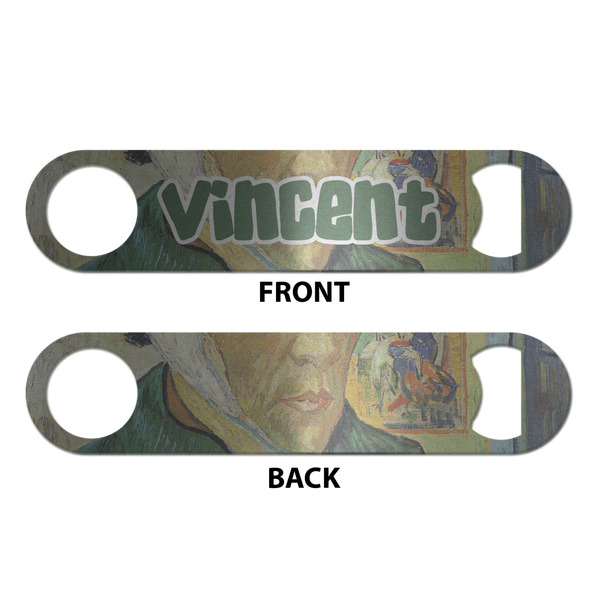 Van Gogh's Self Portrait with Bandaged Ear Bottle Opener - Front & Back