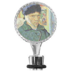 Van Gogh's Self Portrait with Bandaged Ear Wine Bottle Stopper