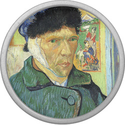 Van Gogh's Self Portrait with Bandaged Ear Cabinet Knob (Silver)