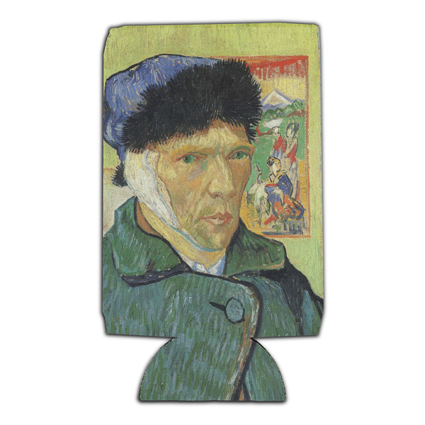 Van Gogh's Self Portrait with Bandaged Ear Can Cooler - 16oz - Set of 4 - Front