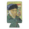 Van Gogh's Self Portrait with Bandaged Ear Can Cooler - 16oz - Set of 4 - Front