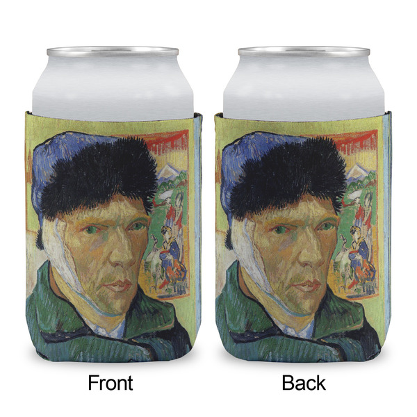 Van Gogh's Self Portrait with Bandaged Ear Can Cooler - Standard 12oz - Front & Back