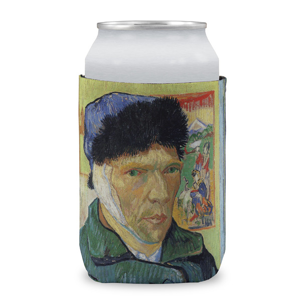 Custom Van Gogh's Self Portrait with Bandaged Ear Can Cooler (12 oz)