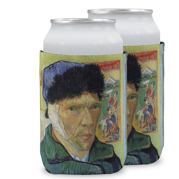Van Gogh's Self Portrait with Bandaged Ear Can Cooler - Standard 12oz - Two on Cans