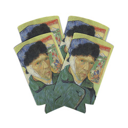 Van Gogh's Self Portrait with Bandaged Ear Can Cooler (tall 12 oz) - Set of 4