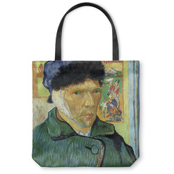 Van Gogh's Self Portrait with Bandaged Ear Canvas Tote Bag - Small - 13"x13"
