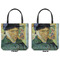 Van Gogh's Self Portrait with Bandaged Ear Canvas Tote - Front and Back