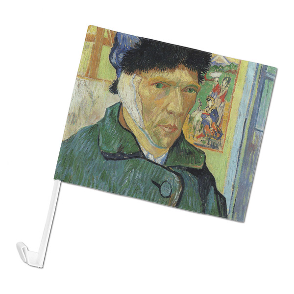 Custom Van Gogh's Self Portrait with Bandaged Ear Car Flag - Large