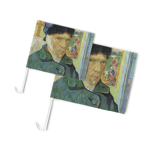 Van Gogh's Self Portrait with Bandaged Ear Car Flags - PARENT MAIN (both sizes)
