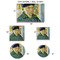 Van Gogh's Self Portrait with Bandaged Ear Car Magnets - SIZE CHART