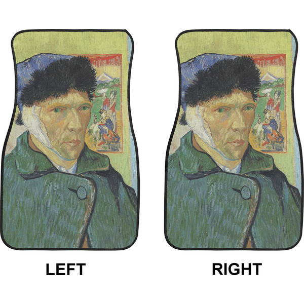 Van Gogh's Self Portrait with Bandaged Ear Car Mat Front - Approval