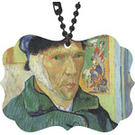 Van Gogh's Self Portrait with Bandaged Ear Rear View Mirror Decor