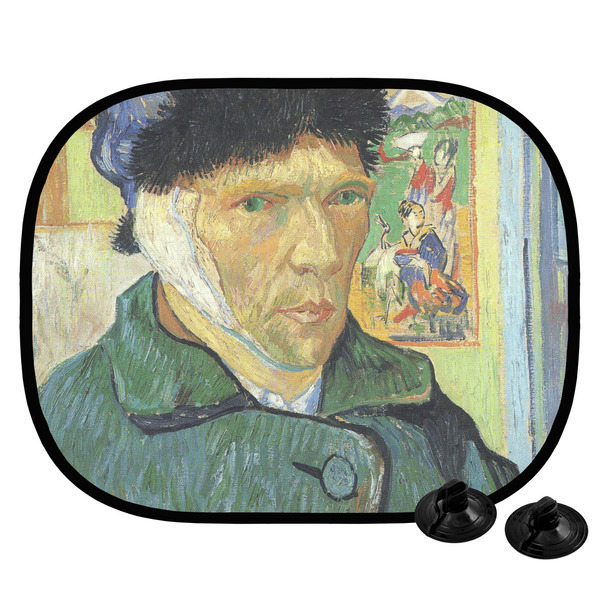 Custom Van Gogh's Self Portrait with Bandaged Ear Car Side Window Sun Shade