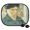Van Gogh's Self Portrait with Bandaged Ear Car Sun Shade- Black
