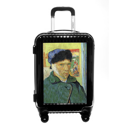 Van Gogh's Self Portrait with Bandaged Ear Carry On Hard Shell Suitcase