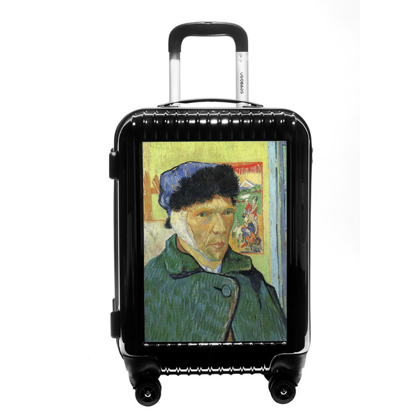 Custom Van Gogh's Self Portrait with Bandaged Ear Carry On Hard Shell Suitcase