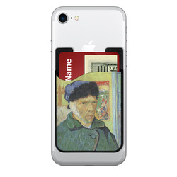 Van Gogh's Self Portrait with Bandaged Ear 2-in-1 Cell Phone Credit Card Holder & Screen Cleaner