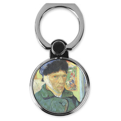 Van Gogh's Self Portrait with Bandaged Ear Cell Phone Ring Stand & Holder