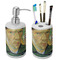 Van Gogh's Self Portrait with Bandaged Ear Ceramic Bathroom Accessories Set