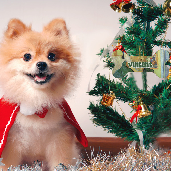 Van Gogh's Self Portrait with Bandaged Ear Ceramic Flat Ornament - Bone (LIFESTYLE)