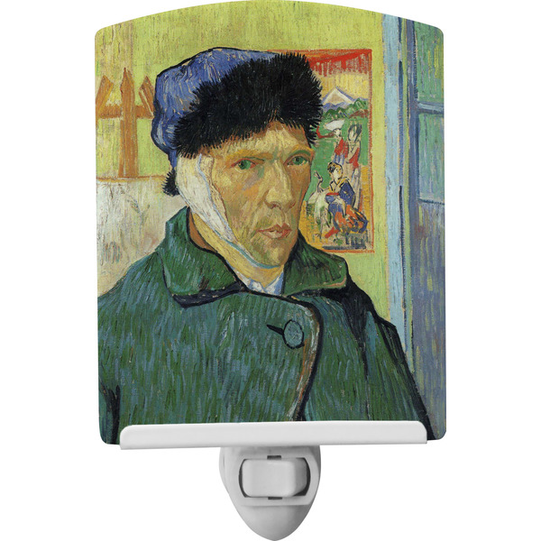 Custom Van Gogh's Self Portrait with Bandaged Ear Ceramic Night Light