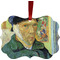Van Gogh's Self Portrait with Bandaged Ear Christmas Ornament (Front View)