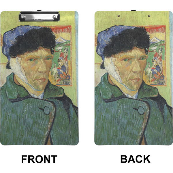 Van Gogh's Self Portrait with Bandaged Ear Clipboard (Legal) (Front + Back)