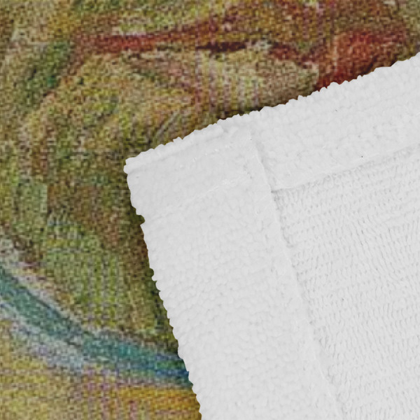 Van Gogh's Self Portrait with Bandaged Ear Close up of Fabric