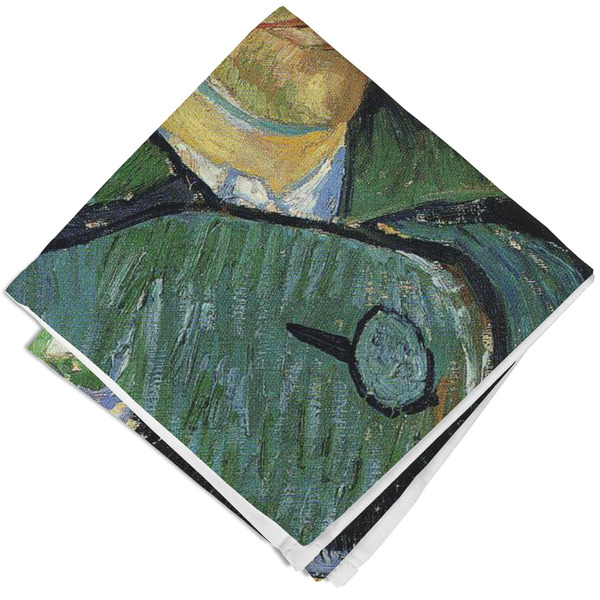 Van Gogh's Self Portrait with Bandaged Ear Cloth Napkins - Personalized Lunch (Folded Four Corners)